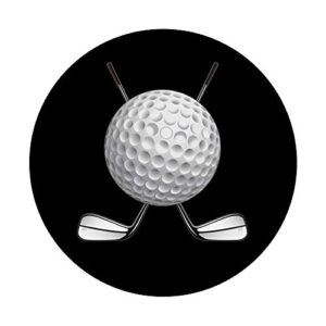 Golfer - Funny Golf Ball Sports Game Player Club Gift Idea PopSockets PopGrip: Swappable Grip for Phones & Tablets