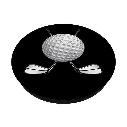 Golfer - Funny Golf Ball Sports Game Player Club Gift Idea PopSockets PopGrip: Swappable Grip for Phones & Tablets