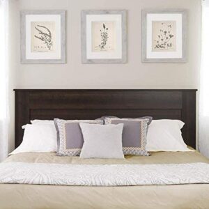 Prepac King Flat Panel Headboard, Espresso