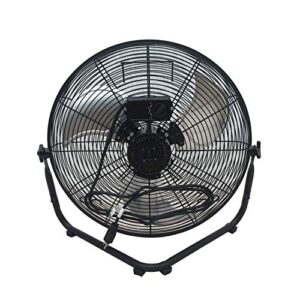 iLIVING ILG8F20 High Velocity Floor Wall Fan, 20-inch / 5800 CFM, Black