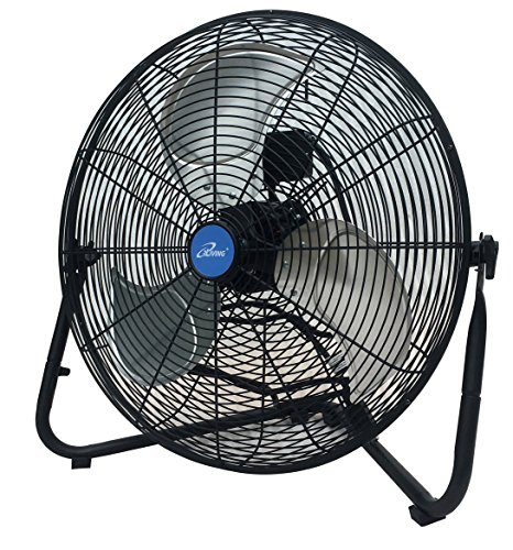 iLIVING ILG8F20 High Velocity Floor Wall Fan, 20-inch / 5800 CFM, Black