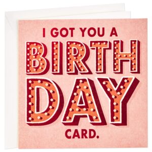 hallmark studio ink birthday card (thoughtful af)