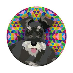 Schnauzer Dog Lover Gift PopSockets Swappable PopGrip