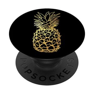 pineapple aloha beaches hawaiian hawaii cool summer gifts popsockets popgrip: swappable grip for phones & tablets