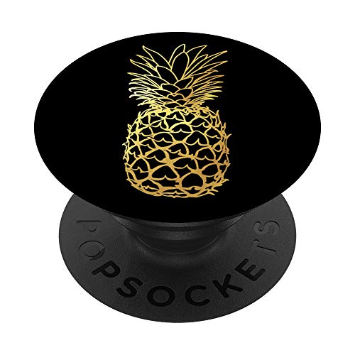 Pineapple Aloha Beaches Hawaiian Hawaii Cool Summer Gifts PopSockets PopGrip: Swappable Grip for Phones & Tablets