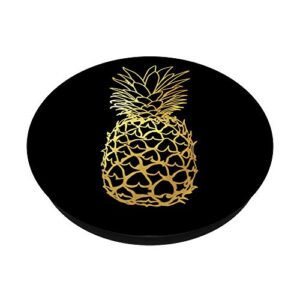 Pineapple Aloha Beaches Hawaiian Hawaii Cool Summer Gifts PopSockets PopGrip: Swappable Grip for Phones & Tablets