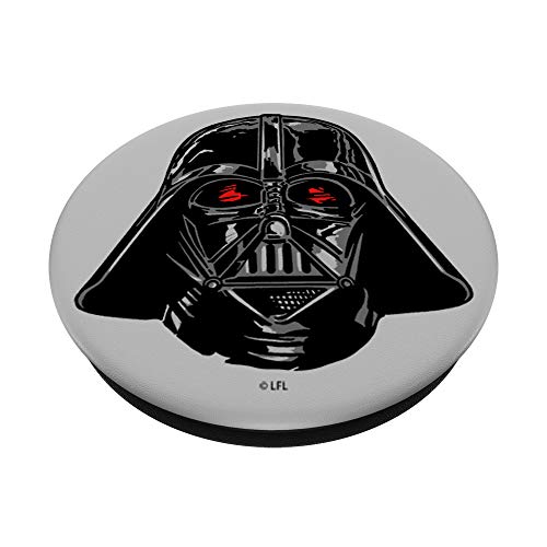 Star Wars Darth Vader Shiny Helmet PopSockets PopGrip: Swappable Grip for Phones & Tablets