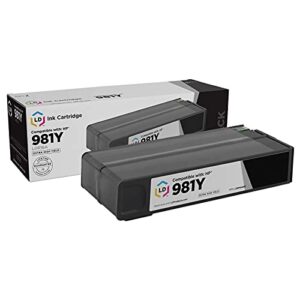 ld remanufactured ink cartridge replacement for hp 981y l0r16a extra high yield (black)