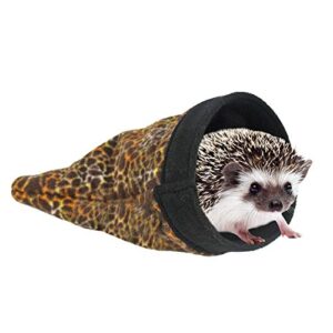 Exotic Nutrition Hedgie Pouch (Giraffe) - Hideout/Hut/Sleep Bed/Den for Hedgehogs, Sugar Gliders, Chinchillas, Rats, Ferrets, Guinea Pigs, Rabbits, Hamsters, Squirrels