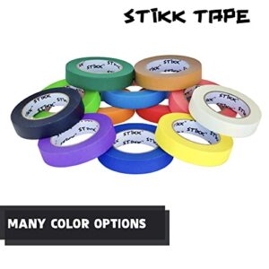 1 Pack 2" inch x 60yd STIKK Black Painters Tape 14 Day Easy Removal Trim Edge Finishing Decorative Marking Masking Tape (1.88 in 48MM)