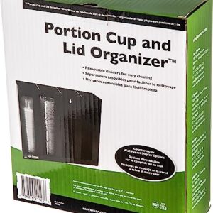 San Jamar (SAO7G) - PCL2 2 Portion/Sauce Cup Lid Organizer, Black