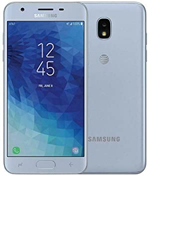 SAMSUNG Galaxy J3 2018 (16GB) J337A - 5.0" HD Display, Android 8.0, 4G LTE AT&T Unlocked GSM Smartphone (Silver)