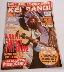 kerrang! magazine(uk publication) issue 515, october 8, 1994 (faith no more on cover)[single issue magazine]***wear on cover, corners and spine***