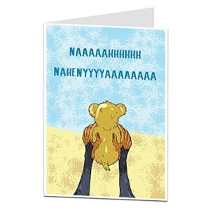 funny new baby card congratulations on the birth new boy girl