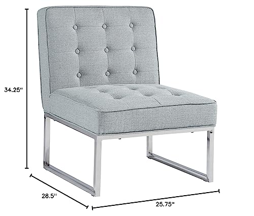 Signature Design by Ashley Cimarosse Contemporary Tufted Accent Chair, Gray
