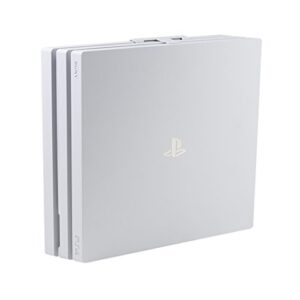 hideit mounts 4p wall mount for ps4 pro - patented in 2018, made in usa - white mount for playstation 4 pro to store your ps4 pro on wall near or behind tv