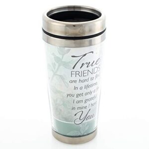 Elanze Designs True Friends Are Hard to Find 16 Oz Stainless Steel Travel Mug with Lid