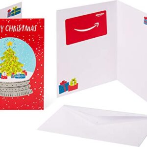 Amazon.com Gift Card in a Greeting Card - Holiday Snow Globe Design