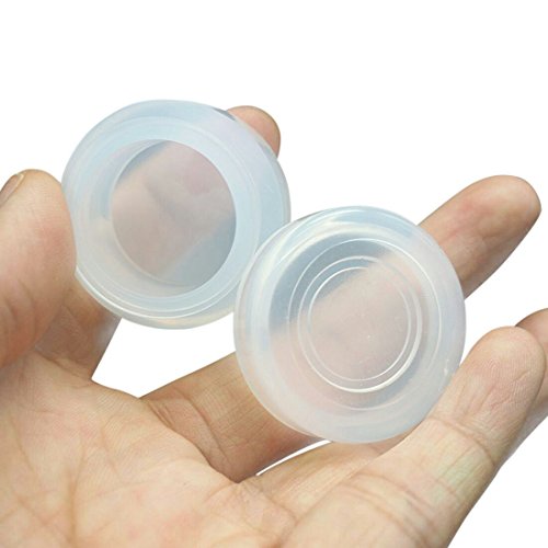 HONEYYE 5ML Silicone Container Silicone Jar Box Containers 10PCS High Clear