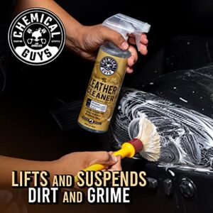 Chemical Guys HOL303 Leather Cleaner and Conditioner Detailing Kit, for Interiors, Leather, Apparel, Furniture, Boots, and More (Works on Natural, Synthetic, Pleather, Faux Leather and More), 9 Items