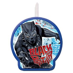 marvel black panther birthday candle - 2 2/5" x 2 3/5" | 1 pc