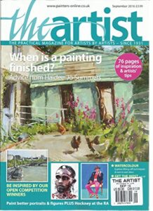 the artist, september, 2016 (the practical magazine for artist by artist since