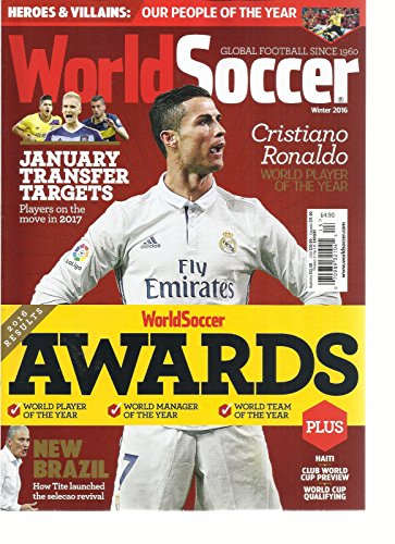 WORLD SOCCER GLOBAL FOOTBALL MAGAZINE, WORLD SOCCER AWARDS WINTER, 2016