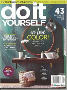 better homes & gardens, spring 2018, vol. 25, issue 2, do it yourself