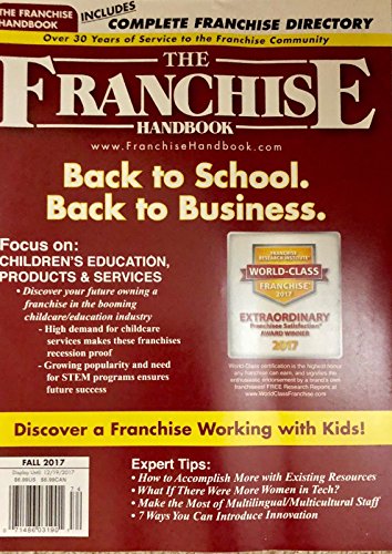 THE FRANCHISE HANDBOOK FALL 2017