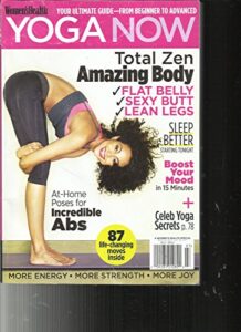 women's health magazine, yoga now, issue, 2017 total zen amazing body