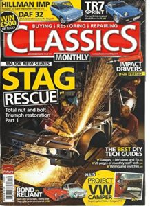 classics monthly, december, 2012 (buying ! restoring ! repairing) stag rescue