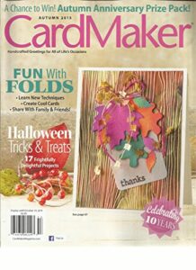 card maker magazine autumn, 2015 volume,11 issue, 3 (fun with folds)