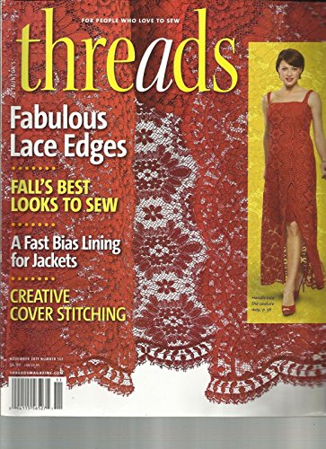 THREADS, NOVEMBER, 2011 (FOR PEOPLE WHO LOVE SEW) FALL'S BEST LOOKS TO SEW