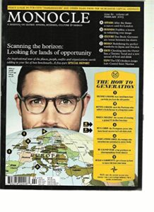 monocle, a briefing on global affairs, business, culture & design, february,2013