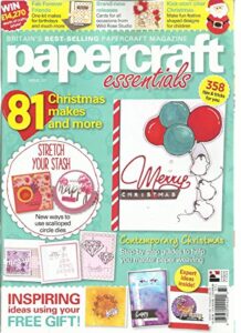 papercraft essentials magazine, 2016 issue,137 (81 christmas makes and more