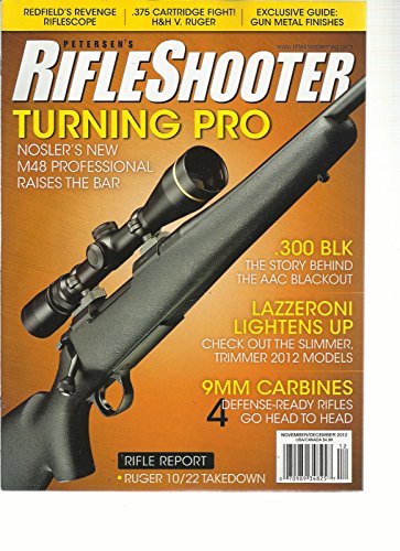 PETERSEN'S RIFLE SHOOTER, NOVEMBER/DECEMBER, 2012 (EXCLUSIVE GUIDE GUN METAL