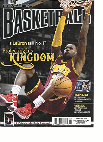 BECKETT BASKETBALL MAGAZINE, JANUARY, 2016 (IS LEBRON STILL NO.1 ?