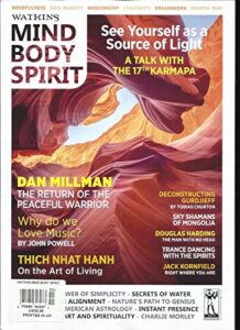 watkins mind body spirit magazine, autumn, 2017 issue # 51