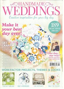 handmade weddings, creative inspiration for your big day, spring,2015 printed uk