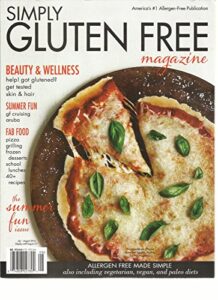 simply gluten free magazine, beauty & wellness, july/august, 2016 no.23