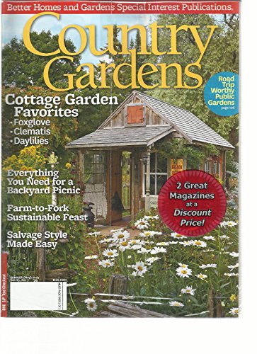 COUNTRY GARDENS & GARDEN IDEAS & OUTDOOR LIVING SUMMER MAY, 2014 (2 GREAT MAG