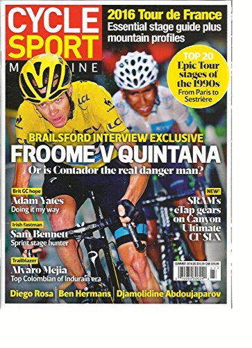 CYCLE SPORT MAGAZINE, 2016 TOUR DE FRANCE FROOME V QUINTANA SUMMER, 2016