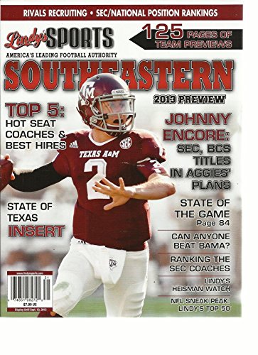 LINDY'S SPORTS SOUTHEASTERN 2013 PREVIEW, (AMERICA'S LEADING FOOTBALL AUTHORITY