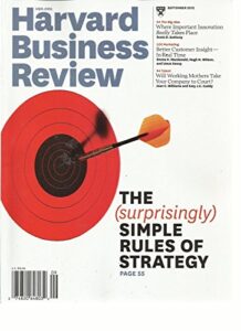 harvard business review, september, 2012 (the surprisingly simple rules of str