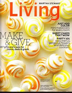 martha stewart living magazine (may, 2012) make & give