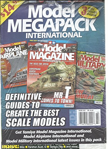 MODEL MEGAPACK INTERNATIONAL, 3 FULL ISSUE INSIDE ISSUE, 022 ISSUE, 2016