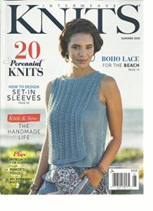 interweave knits magazine, boho lace for the beach summer, 2016