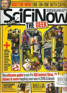 scifi now the geek magazine doctor who one on one with capaldi issue no 114