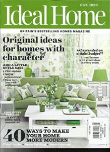 ideal home magazine may, 2017 original ideas for homes with character