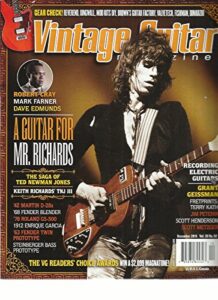vintage guitar magazine, december, 2015 no.02 (a guitar for mr. richards)
